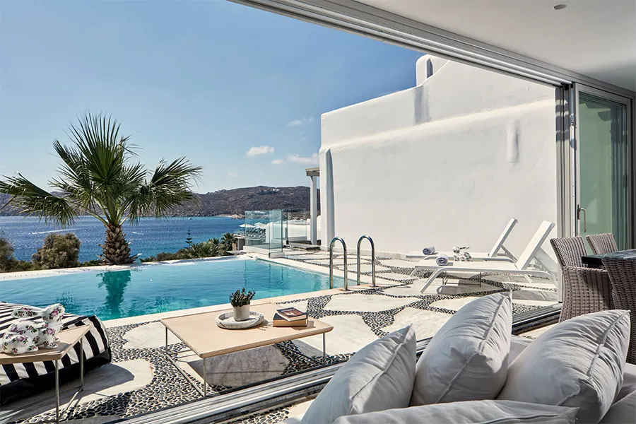 the king of villas rental mykonos luxury suites