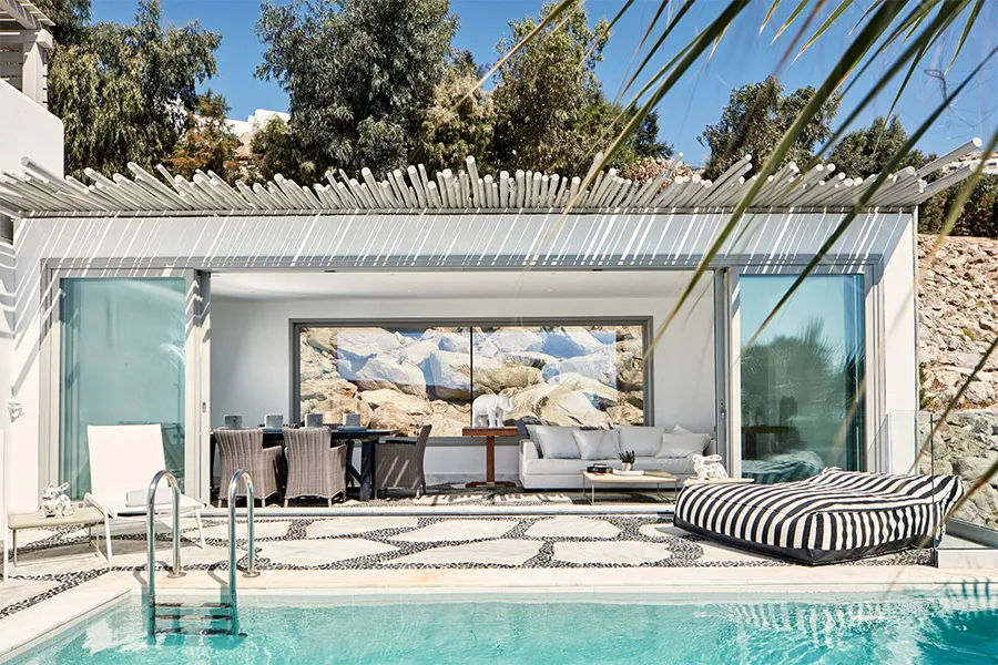 the king of villas rental mykonos luxury suites