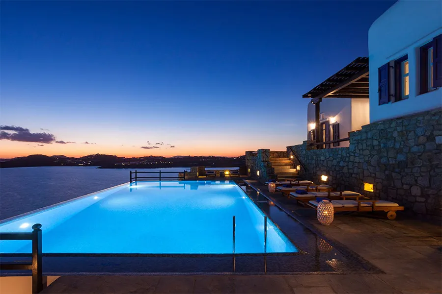 the king of villas rental mykonos