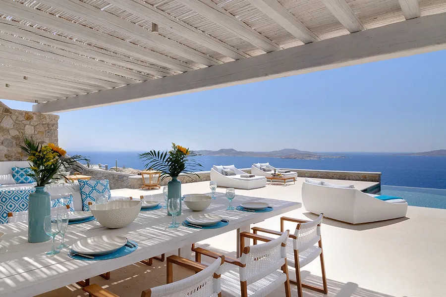 the king of villas rental mykonos