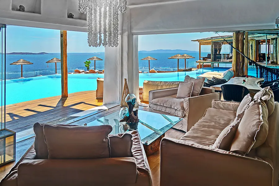 the king of villas rental mykonos