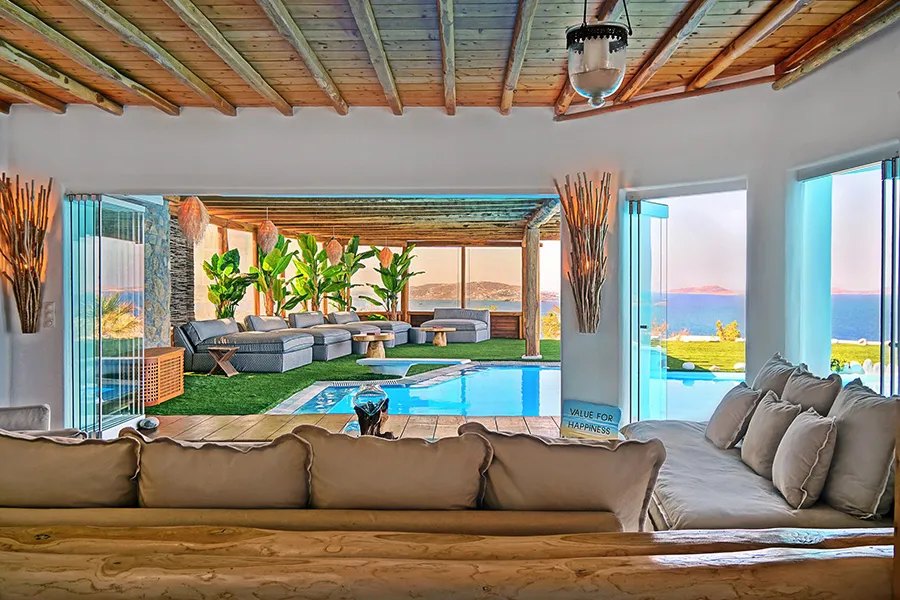 the king of villas rental mykonos