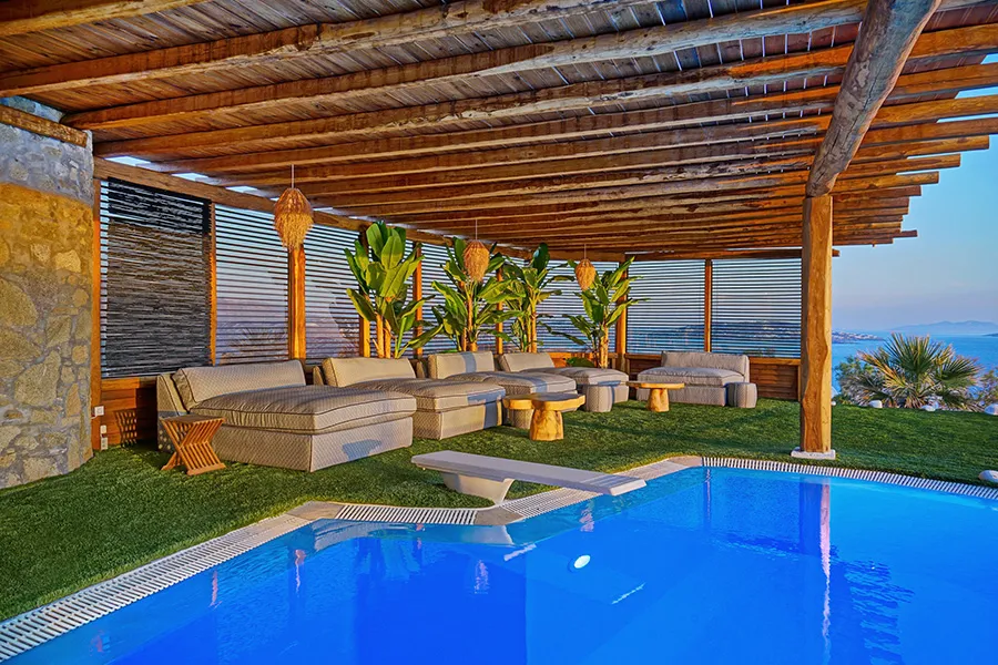 the king of villas rental mykonos