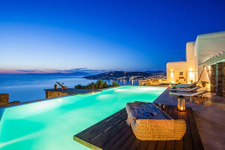 the king of villas rental mykonos