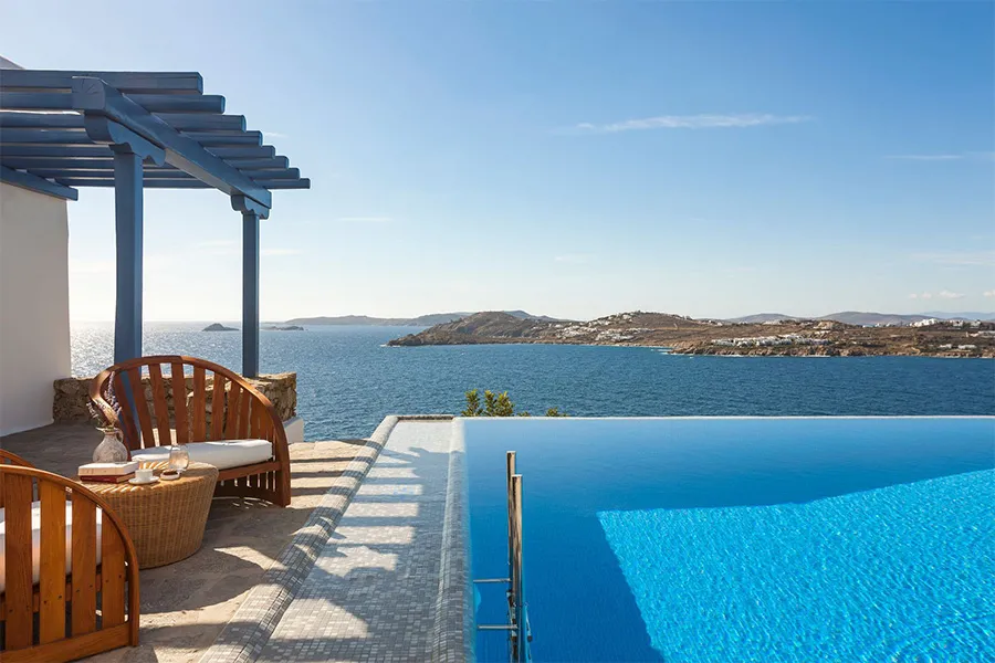 the king of villas rental mykonos