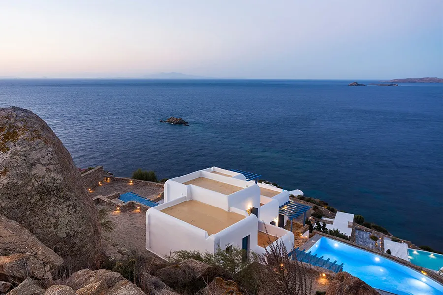 the king of villas rental mykonos