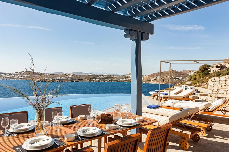 the king of villas rental mykonos