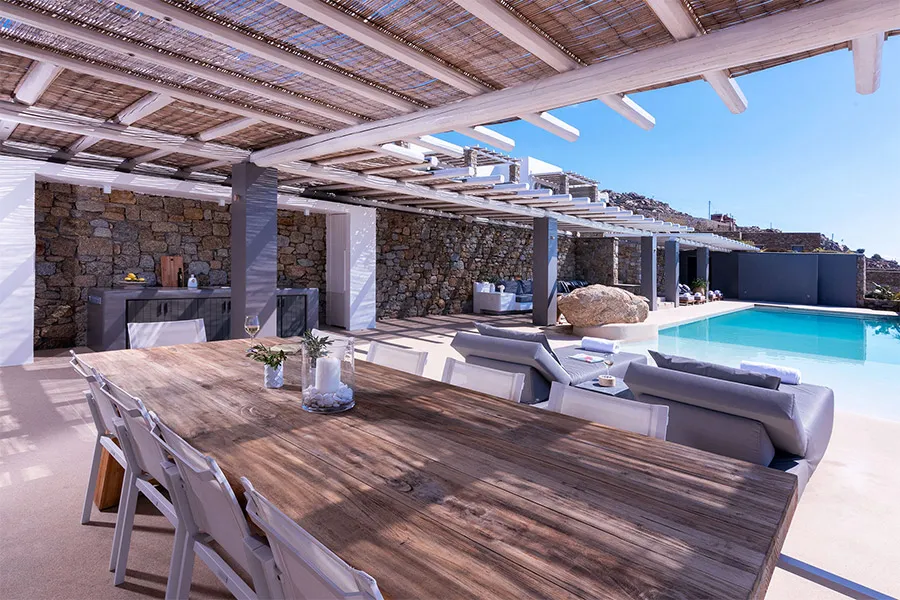 the king of villas rental mykonos