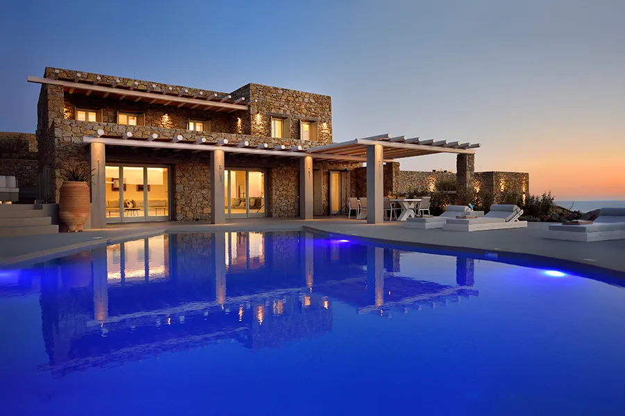 the king of villas rental mykonos