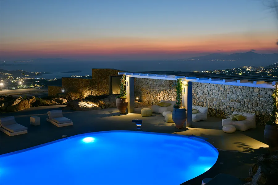 the king of villas rental mykonos