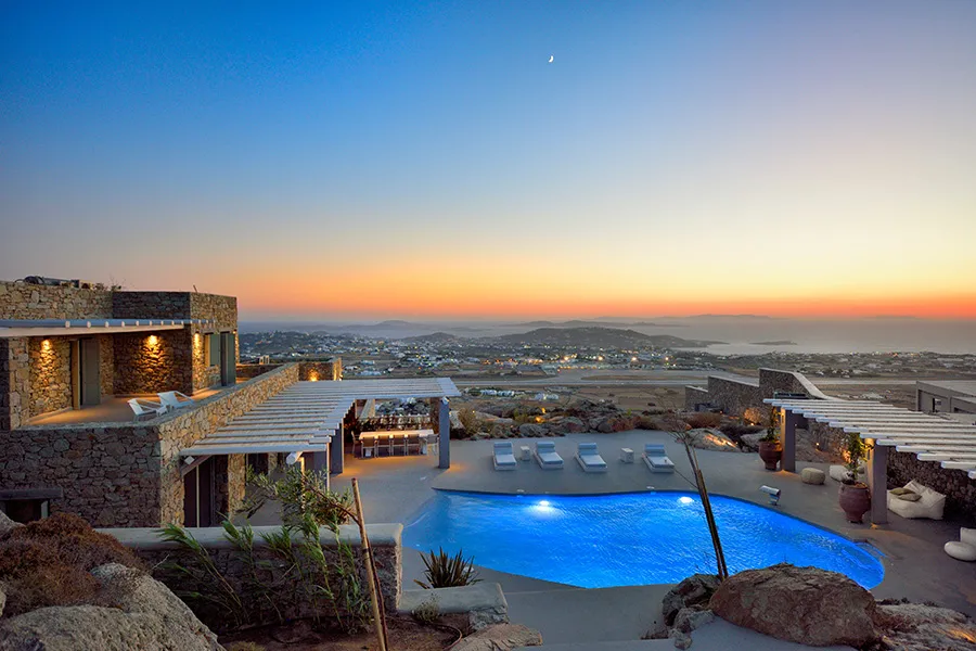 the king of villas rental mykonos