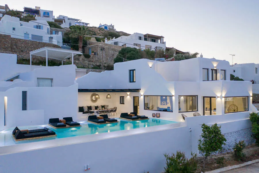 the king of villas rental mykonos