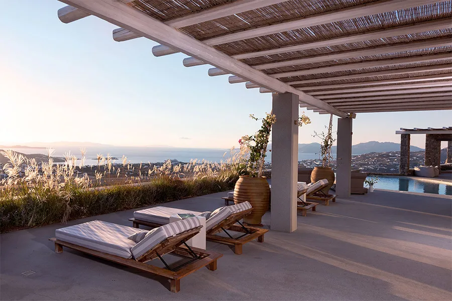 the king of villas rental mykonos