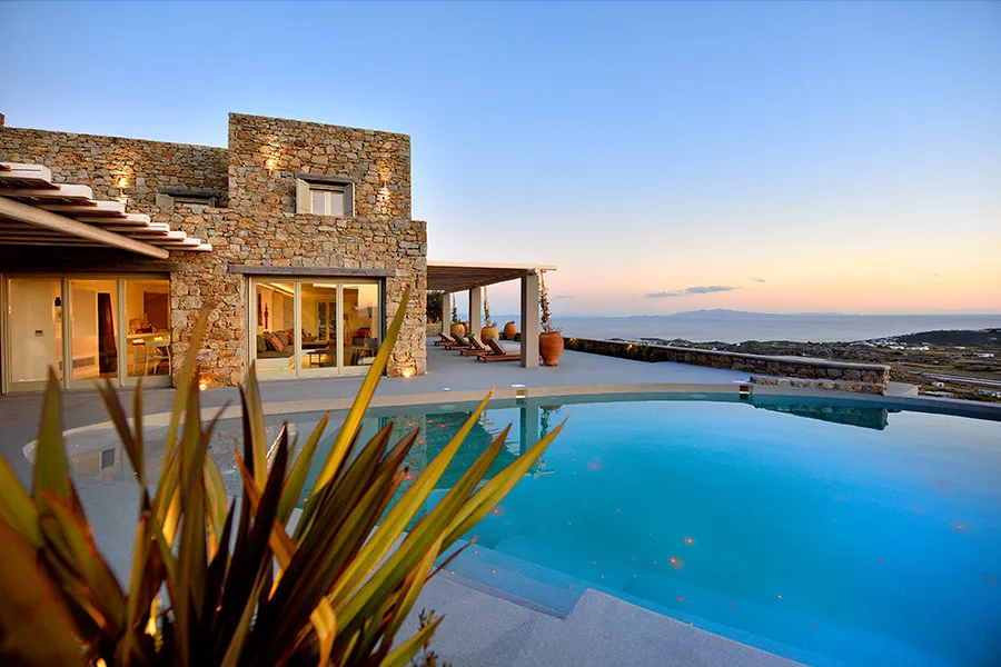 the king of villas rental mykonos