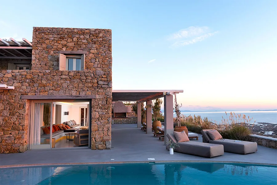 the king of villas rental mykonos