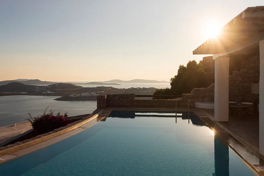 the king of villas rental mykonos