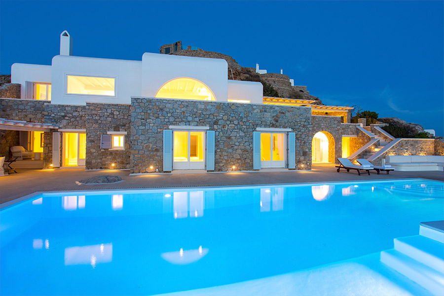 the king of villas rental mykonos luxury