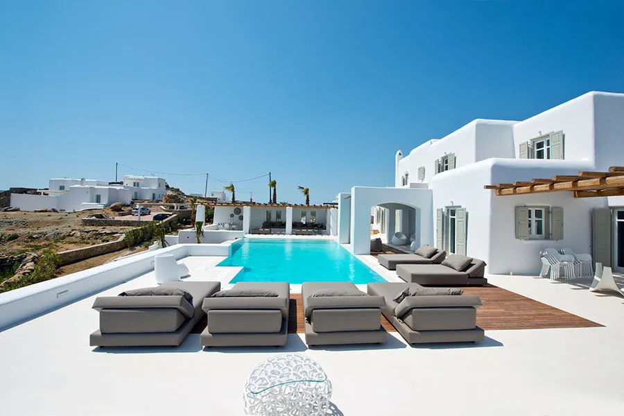 the king of villas rental mykonos