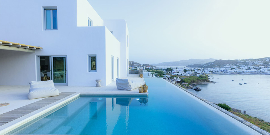 villas near mykonos town