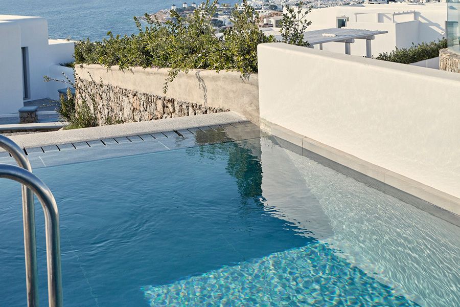 Cyclades Suite Sea View with Private Pool & Outdoor Jacuzzi