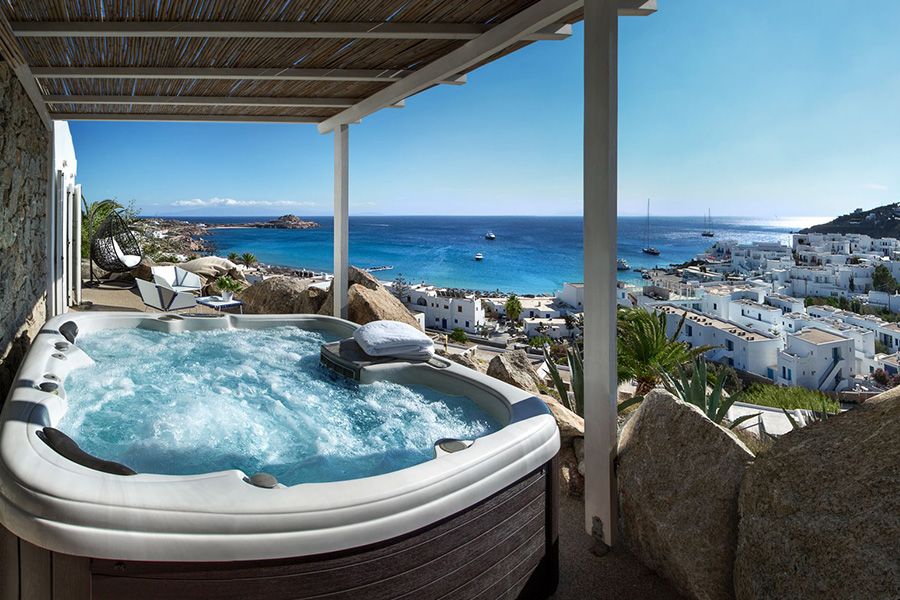Passion Suite With Outdoor Jacuzzi & Sea View